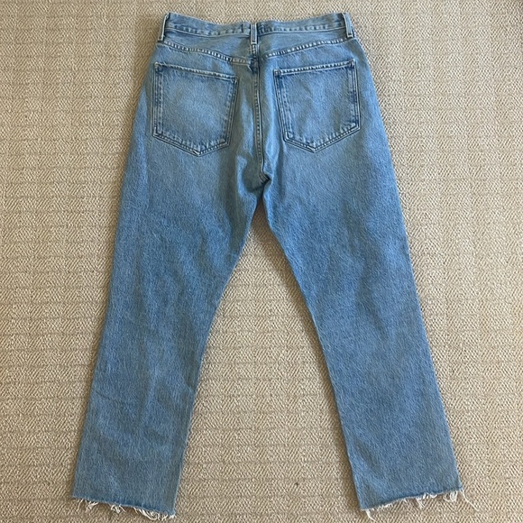 Agolde Riley High Rise Straight Crop - Picture 9 of 9